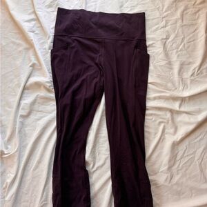 High-Waisted Purple Leggings
